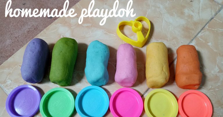 Buat Sendiri Play Doh Untuk Anak, Modal Sikit Tapi Dapat Banyak