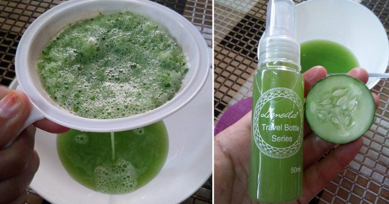DIY ‘Face Mist’ Daripada Timun Untuk Pulihkan Sunburn, Sejukkan Kulit Ketika Cuaca Panas