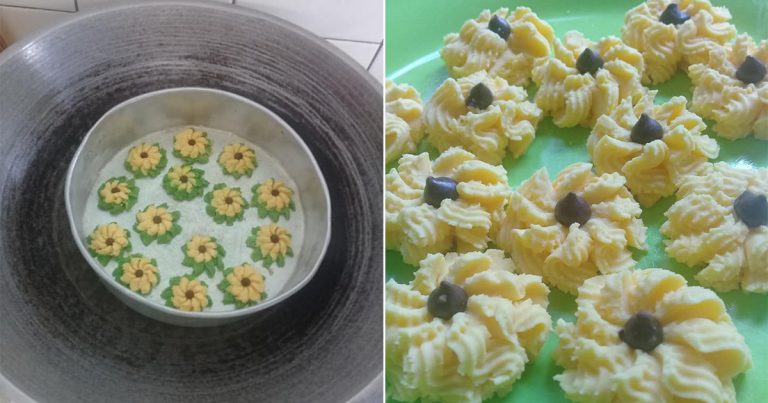 Tiada Oven, Tak Jadi Masalah, Atas Dapur Gas Pun Boleh Bakar Biskut Raya. Ikut Cara Ni!