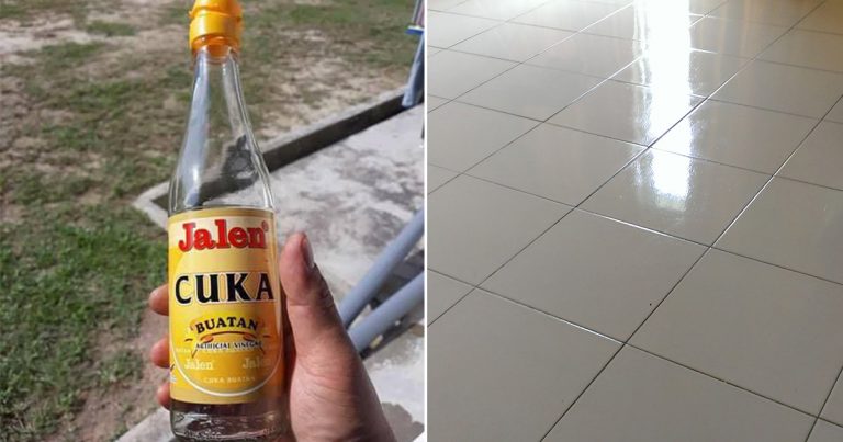 Hanya Guna Cuka Lantai, Cermin, Bilik Air Bersih Berkilat. Tak Perlu Pencuci Mahal Pun