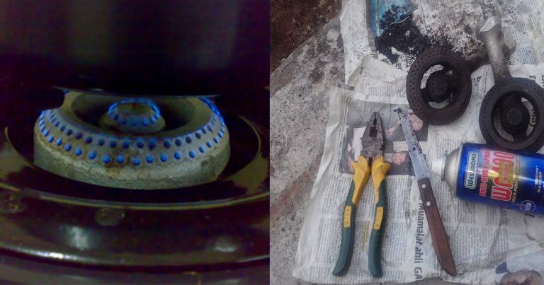 Bila Api Makin Kecil Itu Tanda Dapur Gas Dah Kena Servis. Boleh Ikut Cara Ini