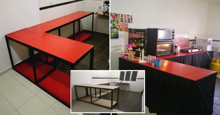 DIY Table Top Kayu Untuk Yang Belum Ada Bajet. Kukuh, Kos Tak Sampai RM150