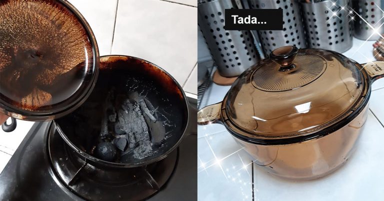 Periuk Kaca Dah Hitam Legam, Hampir Rentung Tapi Kembali Bersih Tanpa Calar Selepas Guna Petua Mudah Ini