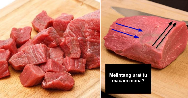 Cara Potong Daging Melintang Urat Supaya Daging Tak Liat, Senang Dikunyah