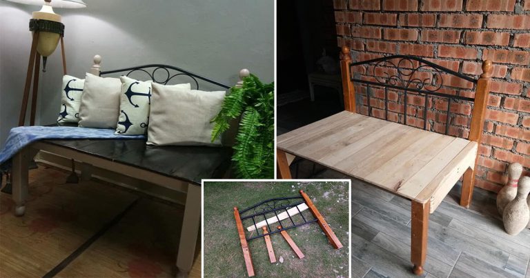 Katil Patah Jangan Dibuang, Boleh DIY Jadi Kerusi Cantik