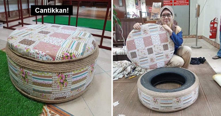 Kalau Kreatif Tayar Kereta Pun Boleh Jadi Kerusi! Modal Kecil Tapi Hasilnya Cantik