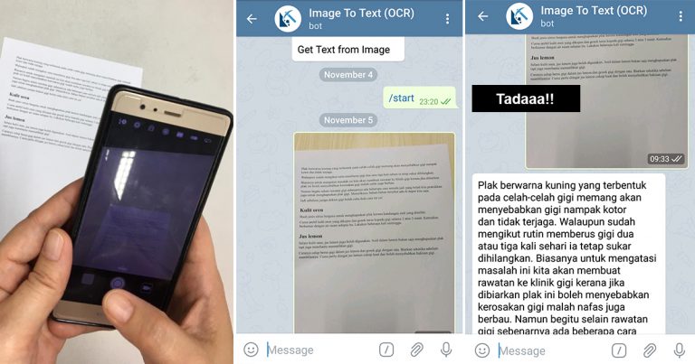 Tak Payah Taip, Ini Cara Nak Tukar Imej Jadi Teks. Guna Telegram Saja!