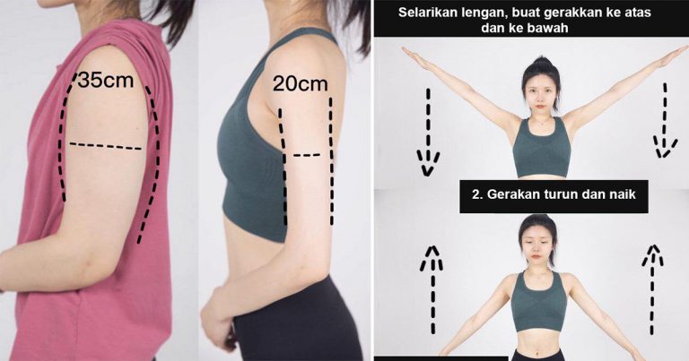 Buat 6 Gerakan Mudah Ini Setiap Hari Untuk Atasi Masalah Lengan Besar & Menggeleber