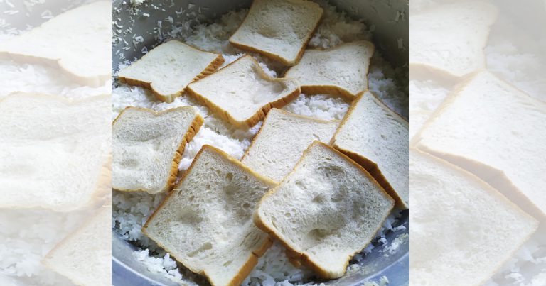 Tak Perlu Risau Kalau Masak Nasi Lembik, Cuma Guna Roti Selesai Masalah