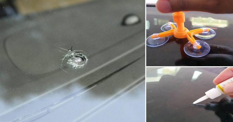 DIY Baiki Cermin Kereta Yang Retak, Senang Rupanya Modal Pun Cuma RM10!