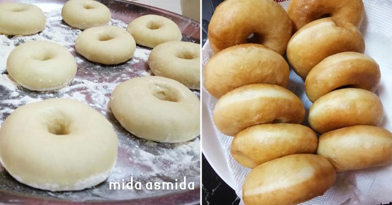 Cara Buat Donat Super Gebu & Lembut. Tak Perlu Uli!