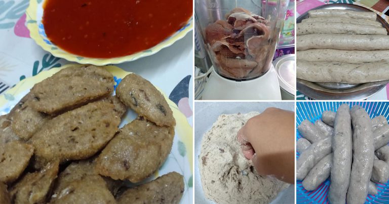 Buat Sendiri Keropok Lekor. Kisar, Gaul, Gentel, Rebus Siap! Senang Sangat