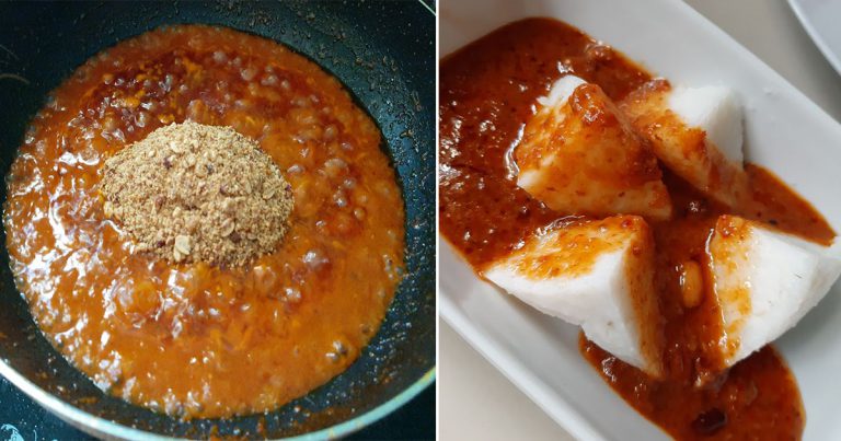 Cara Masak Kuah Kacang Paling Simple, Sesuai Untuk Yang First Time Nak Masak