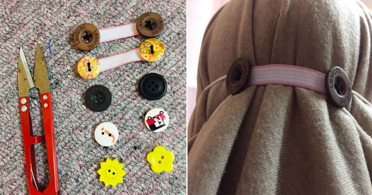 DIY Facemask Extender Untuk Wanita Bertudung, Tak Perlu Beli Sebab Senang Sangat Buatnya