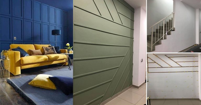Lepas Winscoting, Kini Accent Wall Pula. Boleh Buat Kalau Rasa Dinding Rumah Kosong, Modal Cuma RM200!
