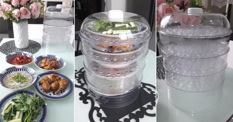 Guna Tudung Saji Moden Ini Kalau Nak Mudah Simpan Lauk. Kemas & Jimat Ruang Atas Meja Makan Juga