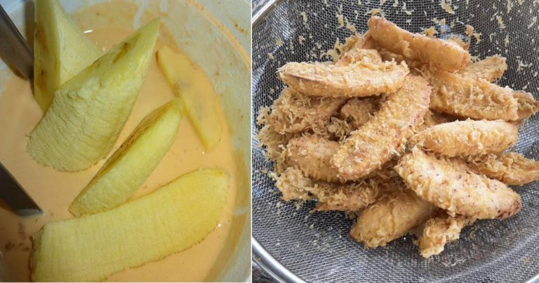 Cara Buat Bancuhan Tepung Pisang Goreng Yang Rangup & Banyak Serdak