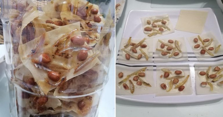 Rempeyek Moden Guna Kulit Popia. Kudapan Raya Paling Senang Nak Buat