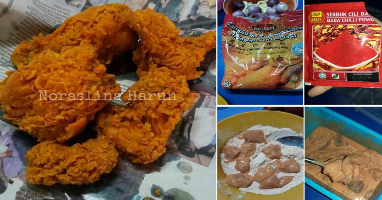 Buat Sendiri Ayam Goreng Ala McD , Jimat Rasa Sama Sebijik!