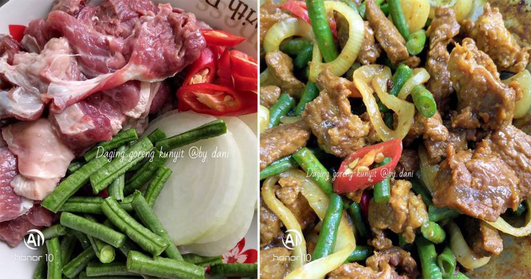 Cara Masak Daging Goreng Kunyit Paling Simple. Buat Basah Sikit, Tak Letak Garam Pun Dah Sedap!