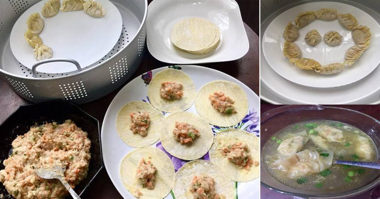 Buat Sendiri Dumpling Sup, Modal RM10 Dapat 40 Biji