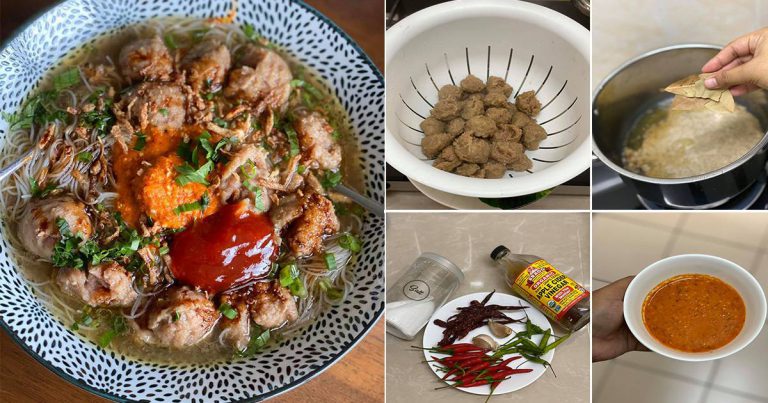 Cara Buat Bakso Homemade, Resipi Original Dari Seberang. Sambalnya Pedas Padu!