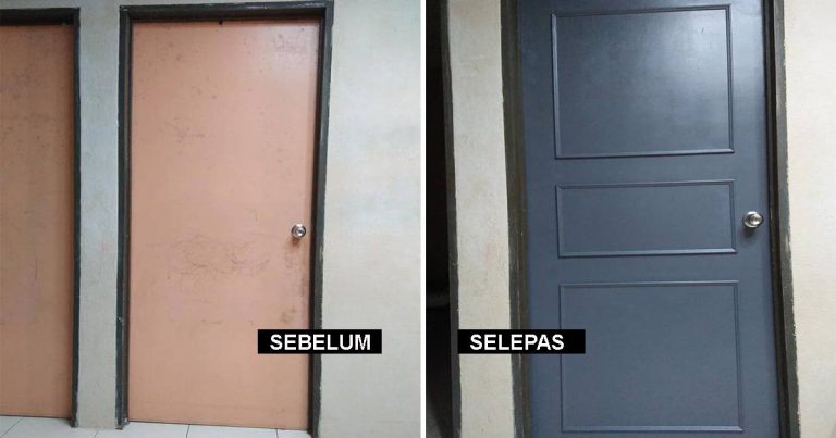 DIY Bajet Untuk Cantikkan Pintu Rumah. 3 Pintu Baru RM100