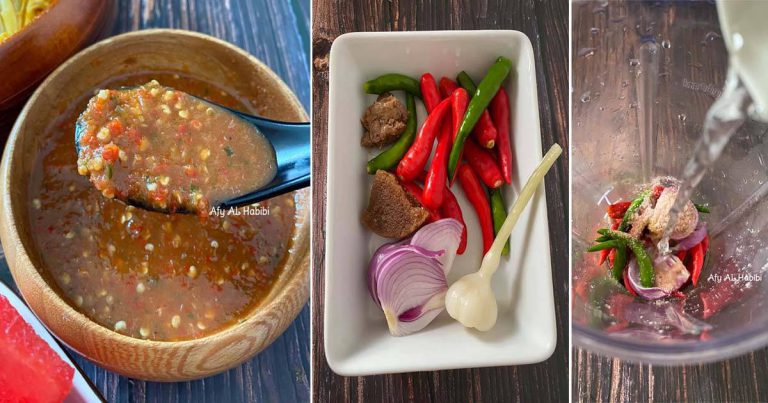 Cara Buat Sambal Belacan Sedap Macam Di Kedai Siam. Pedas, Manis, Masam, Cukup Rasa