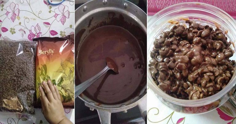 Buat Sendiri Choco Jar. Mudah Sangat, Cuma Cairkan Coklat & Gaul. Guna 3 Bahan Saja!
