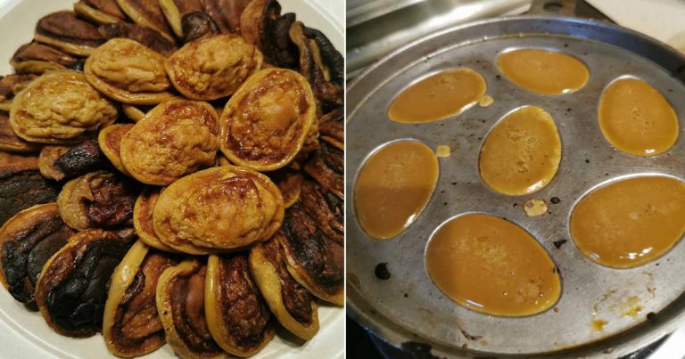 Buat Sendiri Akok Kedut Guna Acuan Kuih Cara, Bakar Atas Dapur Gas Saja