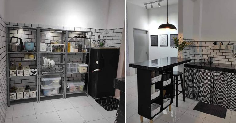 Kalau Rumah Kecil, Boleh Buat Dapur ‘Open Concept’ Macam Ini. Ringkas & Kemas