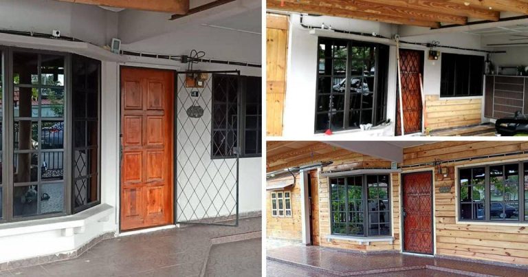 Transformasi Dinding Kosong Jadi Menarik Guna Kayu Pallet Terpakai, Setanding Rumah Gaya Inggeris