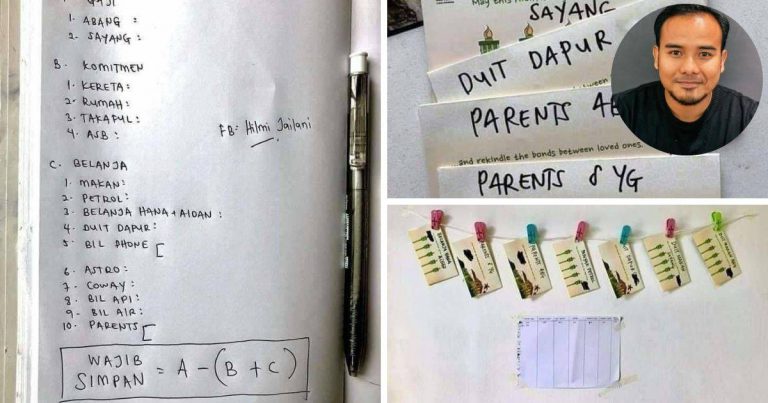 Lelaki Ini Kongsi Tip Simpan Duit Cara ‘Old School’ Yang Efektif, Elak ‘Sengkek’ Hujung Bulan