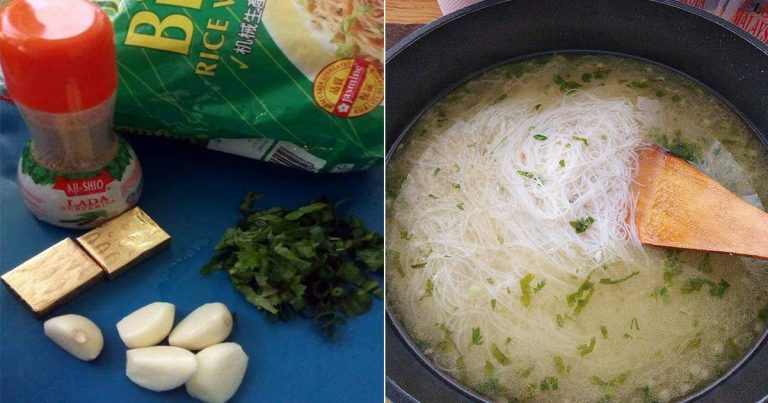 Bihun Sup Ala Pama Homemade. Senang Sangat Buatnya, 10 Minit Dah Siap. Sedapnya Sama