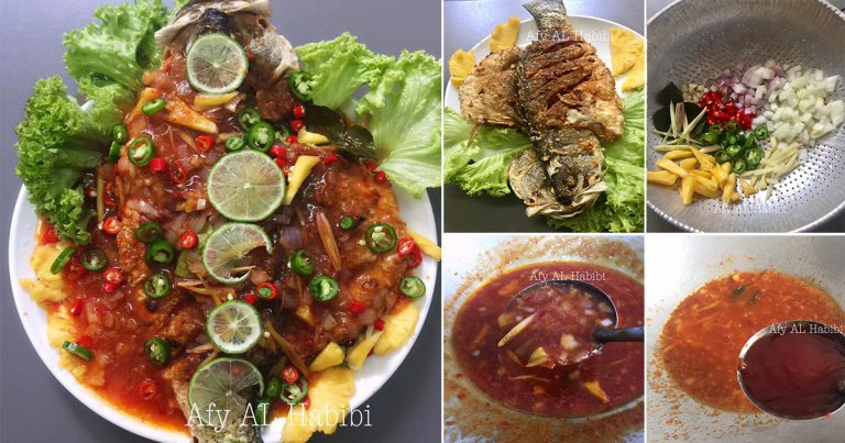 Buat Sendiri Ikan Siakap 3 Rasa Kalau Nak Jimat. Masak Pun Mudah, Bahan Semua Ada Di Rumah