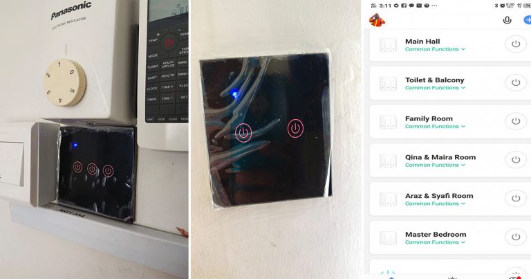 Senang Guna Smart Switch Di Rumah, Kalau Lupa Tutup Suis Boleh ‘Off’ Dari Handphone Saja