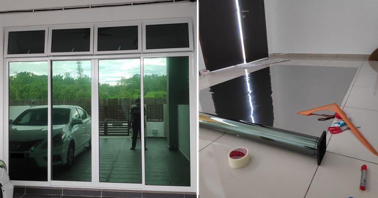 DIY Pasang Sendiri Tinted Sliding Door & Tingkap. Rumah Kurang Panas, Aurat Famili Pun Terlindung