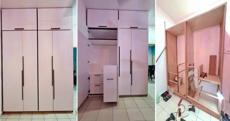 Buat Sendiri Almari Lengkap Dengan Laci. Boleh Design Ikut Cita Rasa, Amatur Pun Boleh Buat