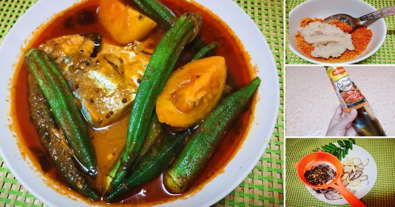 Cara Masak Kari Ikan Padu Tak Guna Santan Tapi Pekat Likat
