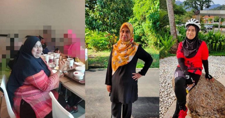 Hasil Diet Seimbang & Aktif Bersukan, Wanita Ini Berjaya Turunkan Berat Badan Dari Saiz 6XL Ke M