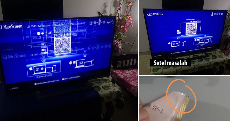 DIY Baiki TV LED Gambar ‘Bergoyang’ & Bergaris. Cuma Guna Sellotape, Selamat RM350