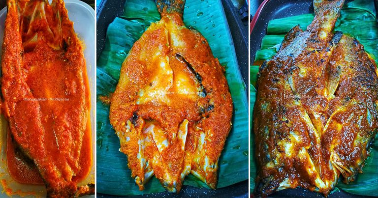 Cara Buat Ikan Siakap Bakar Mewah Sambal Perapan. Takde Air Asam Dah Sedap!