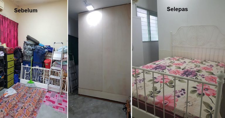 Serabut Bilik Penuh Barang, Idea Wanita Ini Bina Mini Stor Dalam Bilik Memang Kreatif. Terus Nampak Kemas