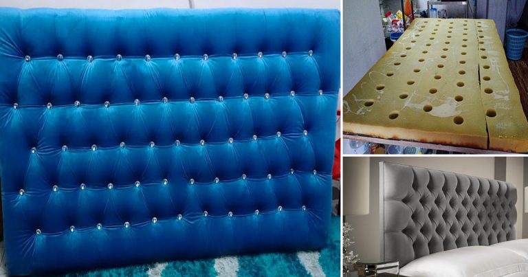DIY Kepala Katil Mewah Tapi Murah, Boleh Guna Tilam Lama Saja