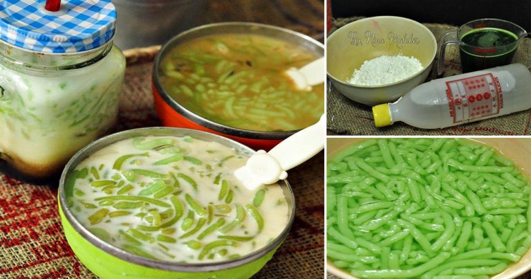 Cara Buat Cendol Homemade. Lebih Kenyal, Kuah Santan Rasa Lemak, Manis Pun Boleh Ikut Cita Rasa