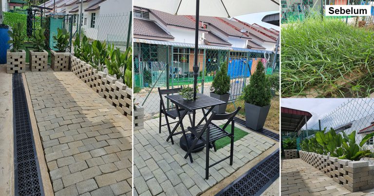 Dari Biar Tumbuh Lalang, Beli Bata & Susun, Tak Guna Simen Pun. Boleh Jadi Ruang Lepak
