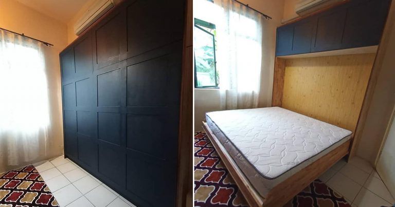 Idea Katil Lipat Untuk Selesai Masalah Bilik Kecil. Boleh DIY, Modal Pun Tak Banyak