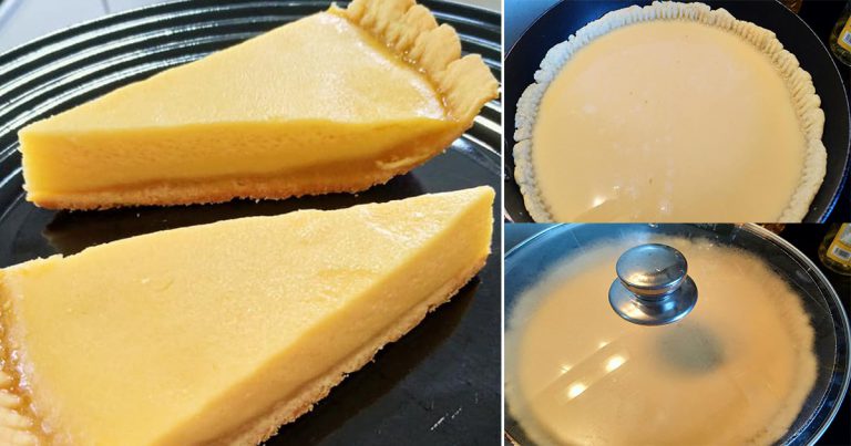 Buat Tart Telur Guna Kuali Lagi Senang, Masak Atas Dapur Saja. Saiz Pun Besar Puas Makan
