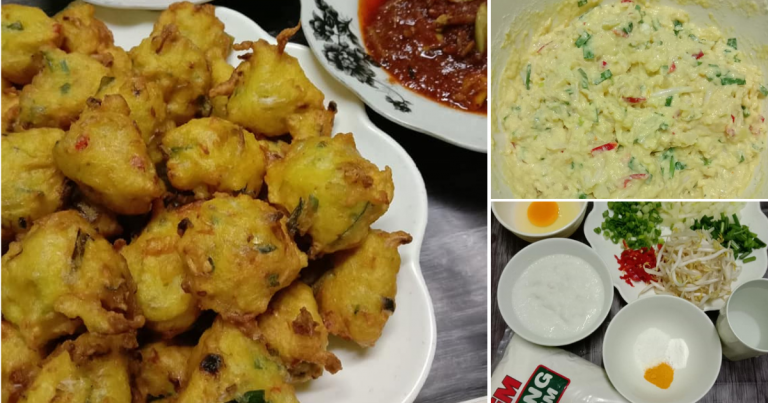 Tip Buat Cucur Ikan Bilis, Letak Nasi Dalam Adunan Barulah Cucur Lembut Di Dalam, Rangup Di Luar