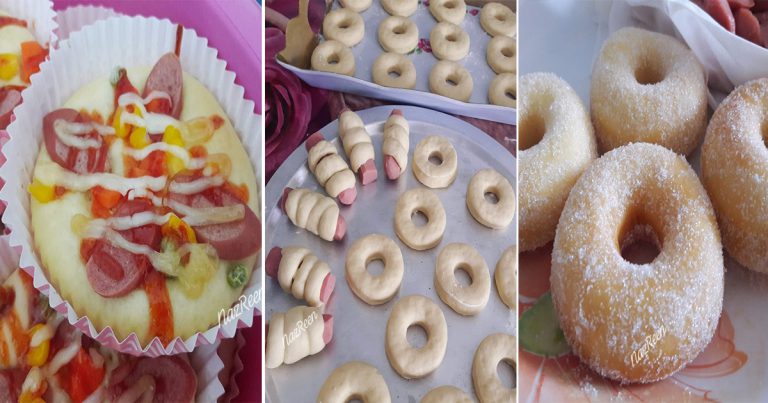 Buat Satu Doh Tapi Dapat 3 Hidangan, Donat, Roti Piza & Roti Sosej. Senang Kerja!